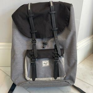 Herschel Supply Company gray cinch-top backpack
